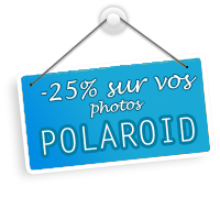 Je profite de 25% de réduction sur les photos façon polaroid avec Pixum