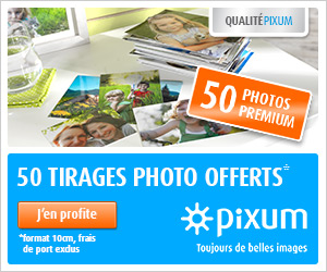 PIXUM : 50 photos gratuites