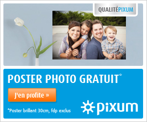 Votre poster photo 40x60cm gratuit avec PIXUM