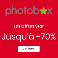 Jusqu’à 70% de réduction sur tous les produits avec Photobox