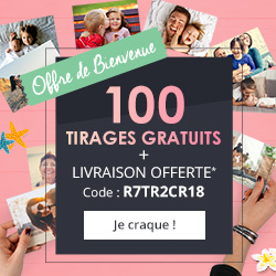 PHOTOWEB : 100 tirages photos GRATUITS !